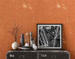 Urban industrial bridge detail showing ladders beams and rivets