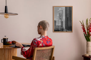 Classic Chicago landmark Wrigley Building facade