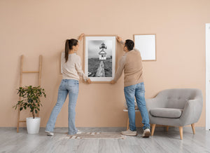 Curtis Island lighthouse overlooking coastal water