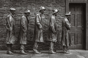 historic breadline statues at fdr memorial