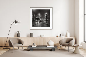 Black and white Oslo wall art