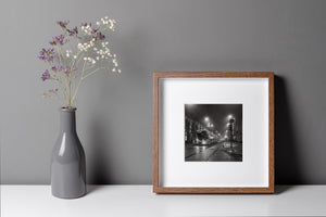 Scandinavian night street scene