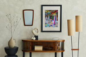 Urban graffiti in Texas building