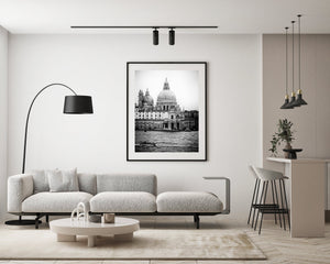 Venice waterfront dominated by Santa Maria della Salute and its rounded domes