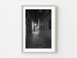 Venice laneway late at night | Photo Art Print fine art photographic print