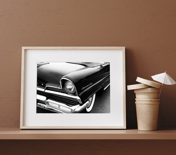 Vintage 1956 Lincoln Capri Car Front Detail  | Photo Art Print fine art photographic print