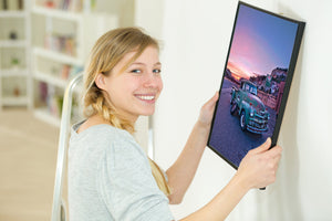 Classic truck fading into Southwestern landscape