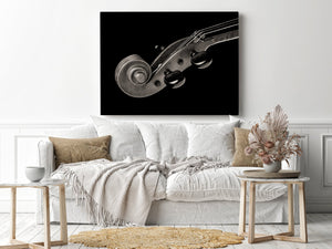 Minimalist violin headstock fine art photo