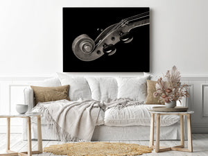 Minimalistische vioolkop Fine Art foto