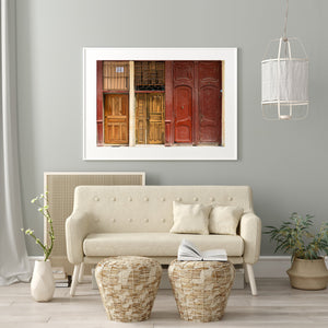 Fine art photo of colourful Cuban doors