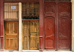 Faded Cuban architecture photo print