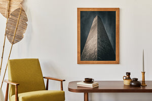 Monochromes Washington Monument-Wandkunstwerk