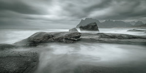 Silky waves and rocks at Lofoten