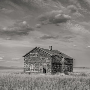 Saskatchewan fine art print of weathered shack