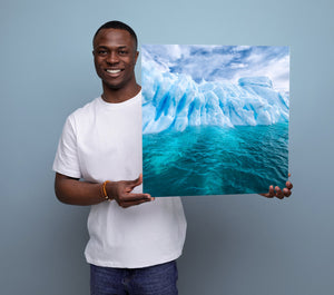 Antarctic landscape abstract print