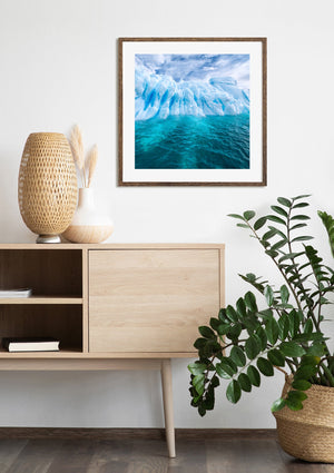 Polar ice texture photography