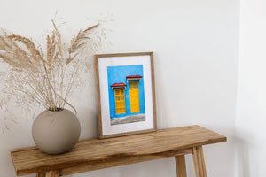 Bright doors and windows art