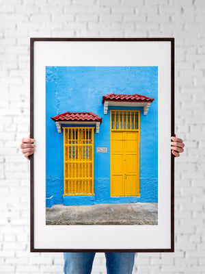 Vivid street art Bogotá