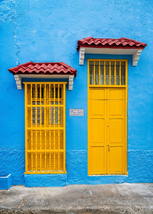 Colorful Colombian architecture