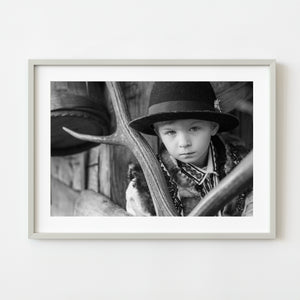 Traditional Romanian boy portrait