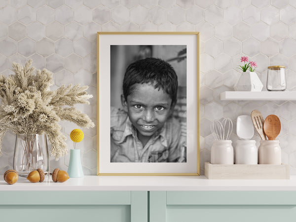 Child in Southern India photograph