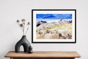 Real photo of Death Valley terrain