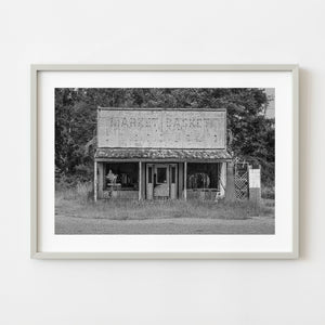 Abandoned Clothing Store American South Black And White | Limited Edition of 10