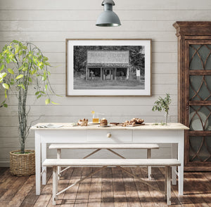 Abandoned Clothing Store American South Black And White | Limited Edition of 10