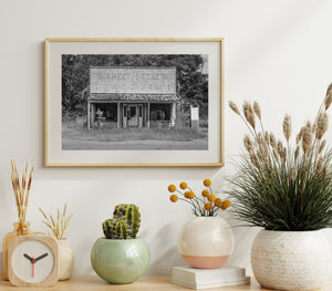Abandoned Clothing Store American South Black And White | Limited Edition of 10