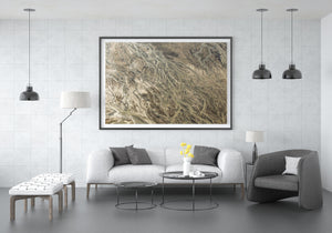 Paysage abstrait impressionnant de l’Alaska en vue aérienne | Édition limitée à 10