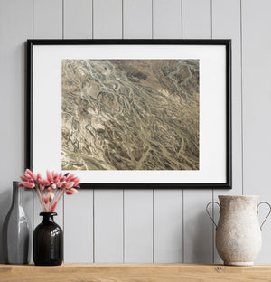 Paysage abstrait impressionnant de l’Alaska en vue aérienne | Édition limitée à 10