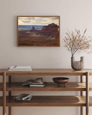 Canyonlands landscape showing sandstone geology and distant plateaus