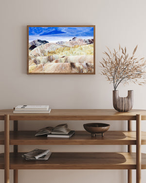 Death Valley desert ridges and mountain landscape