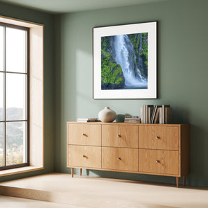 Green wall art fine art print inspired by nature tones