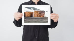 Whalers Bay Rusted Storage Tanks Antarctica Colour Industrial Photography