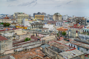 Old Havana cityscape with domes and historic buildings