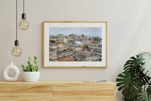 Havana skyline with church domes and aging facades