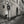 Old town street corner in Spoleto Italy with fountain and arched doors