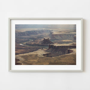 Winding river through Canyonlands National Park in Utah