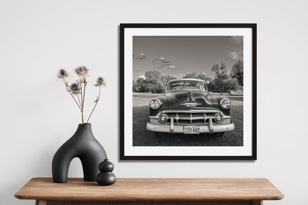 1953 Chevrolet Belair Art Print Along Route 66 | Photo Art Print fine art photographic print