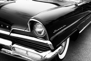 Vintage 1956 Lincoln Capri Car Front Detail  | Photo Art Print fine art photographic print
