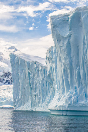 Tall Wall of Antarctica Iceberg | Photo Art Print fine art photographic print