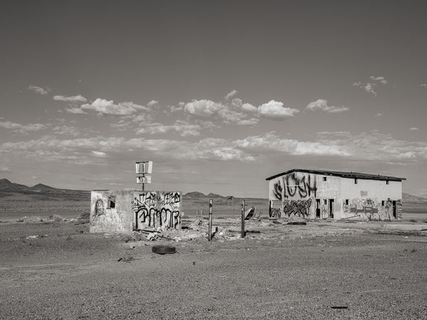 Rural Nevada's Abandoned Motel Forgotten Relic | Photo Art Print fine art photographic print