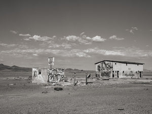 Verlaten motel in landelijk Nevada, vergeten relikwie | Foto Kunstprint Fine Art fotografische afdruk