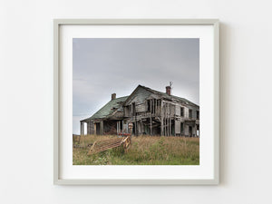 Abandoned Large Farmhouse in Rural Indiana | Photo Art Print fine art photographic print