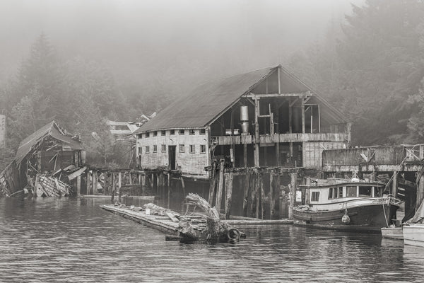 Abandoned boathouse in British Columbia Inter Passage | Photo Art Print fine art photographic print