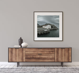 Mortsund Abandoned Building Embracing Natures Reclamation | Photo Art Print fine art photographic print