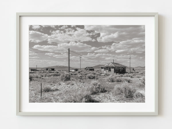 Abandoned Buildings in Currie Nevada | Photo Art Print fine art photographic print