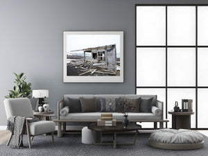 weathered polar outpost fine art image