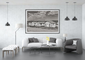 Deserted Currie Nevada Cabins Frozen in History | Photo Art Print fine art photographic print